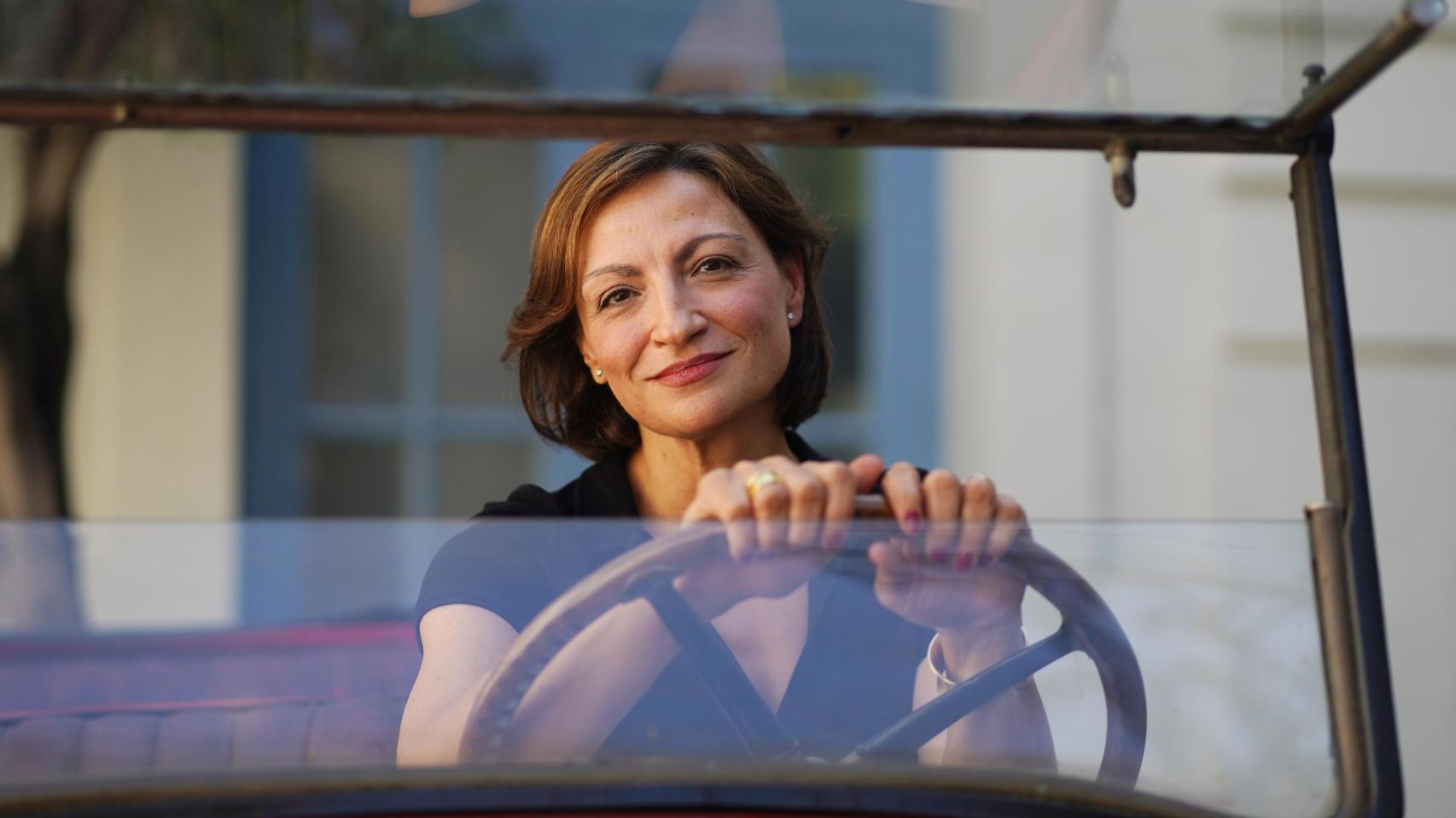 Retrato de la escritora.