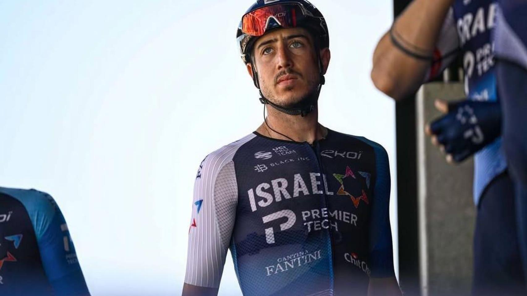 Nadav Raisberg, uno de los ciclistas de Israel que compiten en el Mundial de Ruanda.