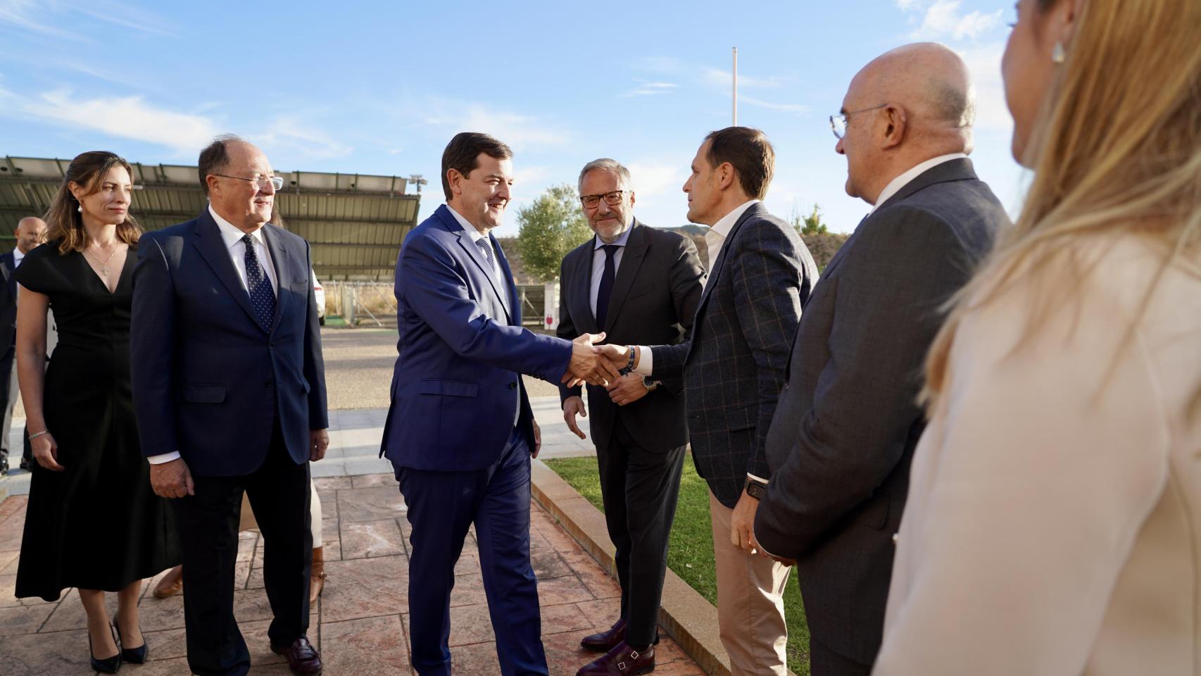 Mañueco participa en el aniversario de una bodega de la provincia de Valladolid.