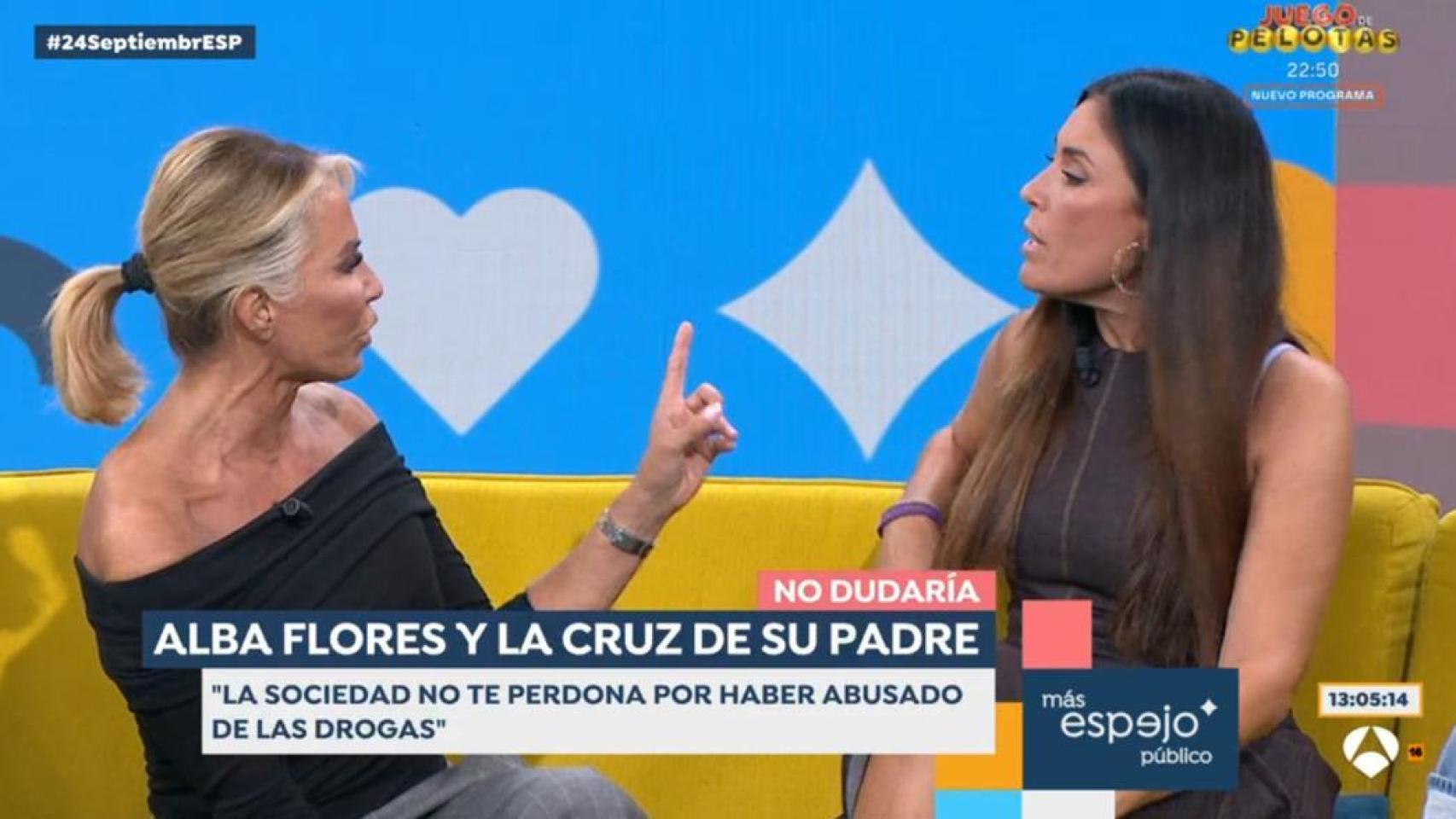 Montse Suárez e Isabel Rábago en 'Espejo Público'.