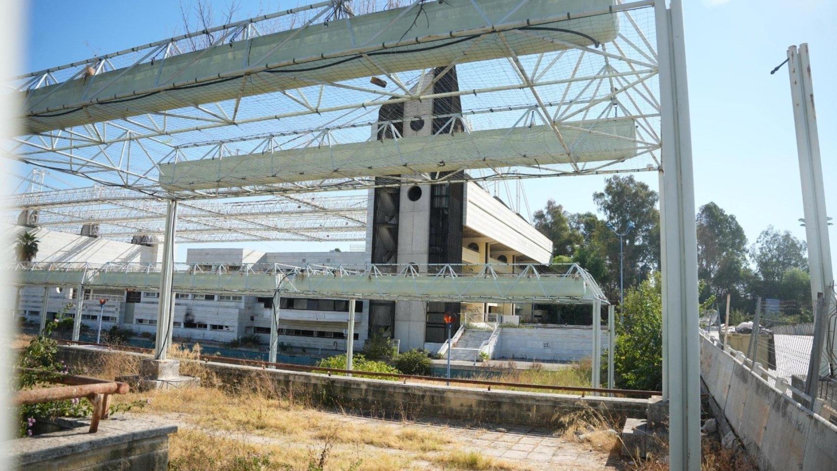 Exterior del Auditorio Rocío Jurado fotografiado este martes.