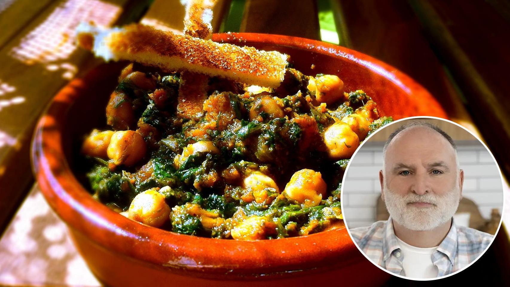 El chef José Andrés comparte su receta más saludable de garbanzos. (Daniel Aguilar / Flickr)