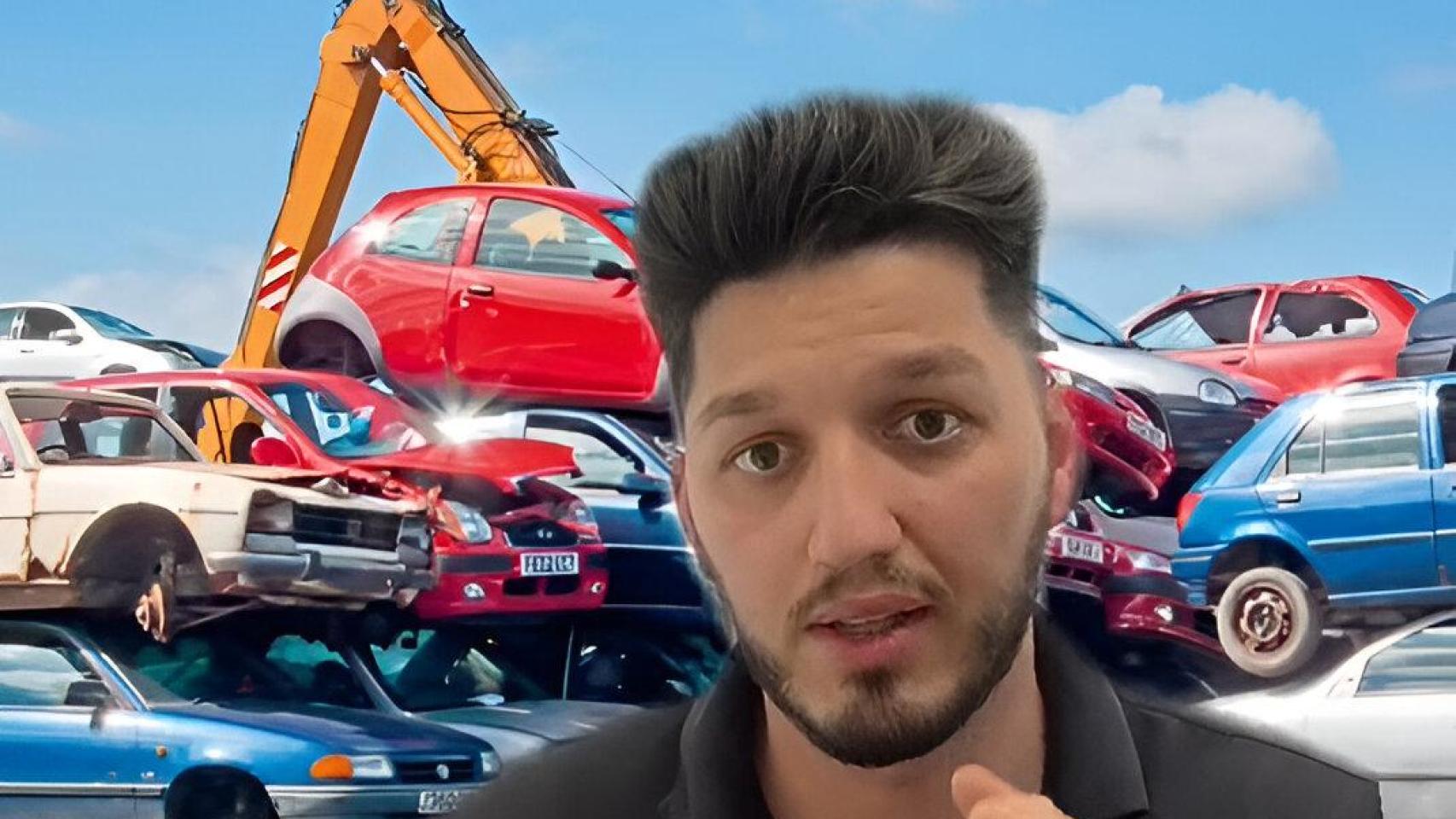 Diego Vargas, dueño de Desguaces Paco.