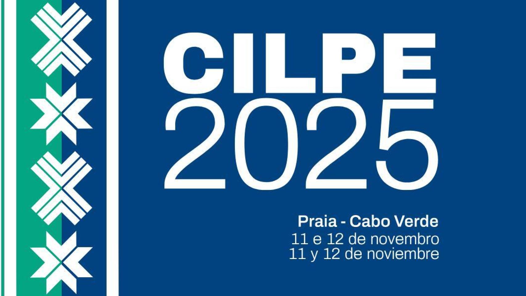 Cartel promocional de la IV Conferencia Internacional de las Lenguas Portuguesa y Española (CILPE).