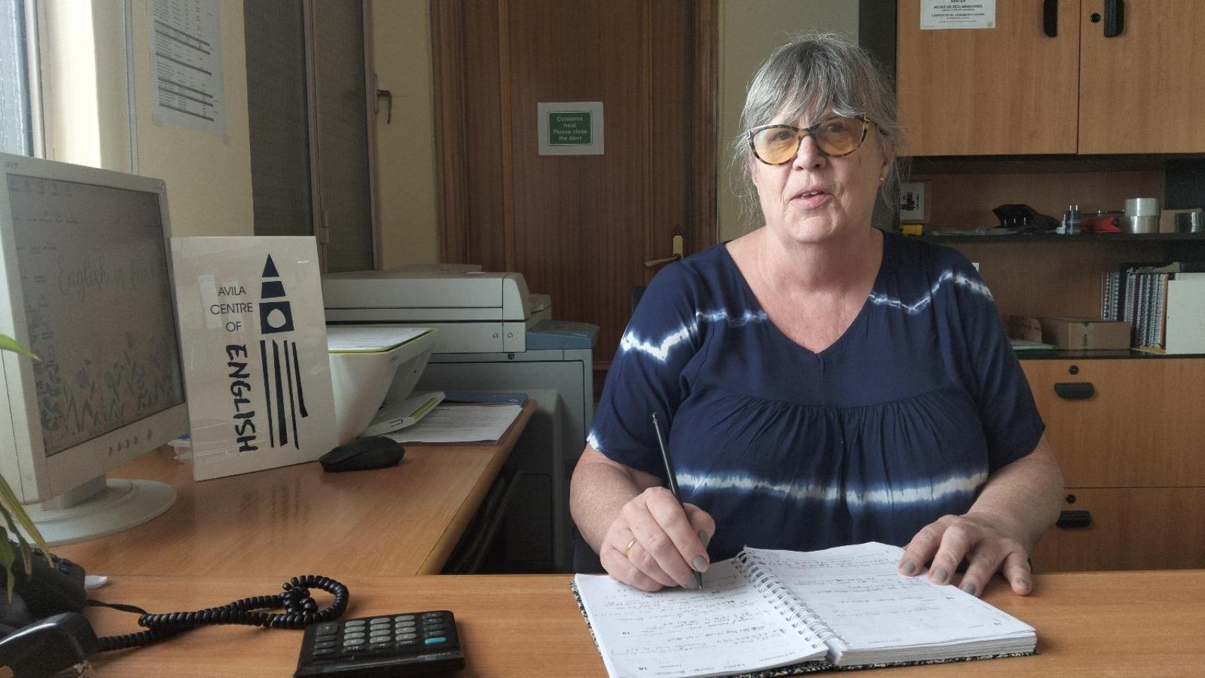 Noni Gilbert, presidenta de la Asociación Castellano Leonesa de Academias de Idiomas.