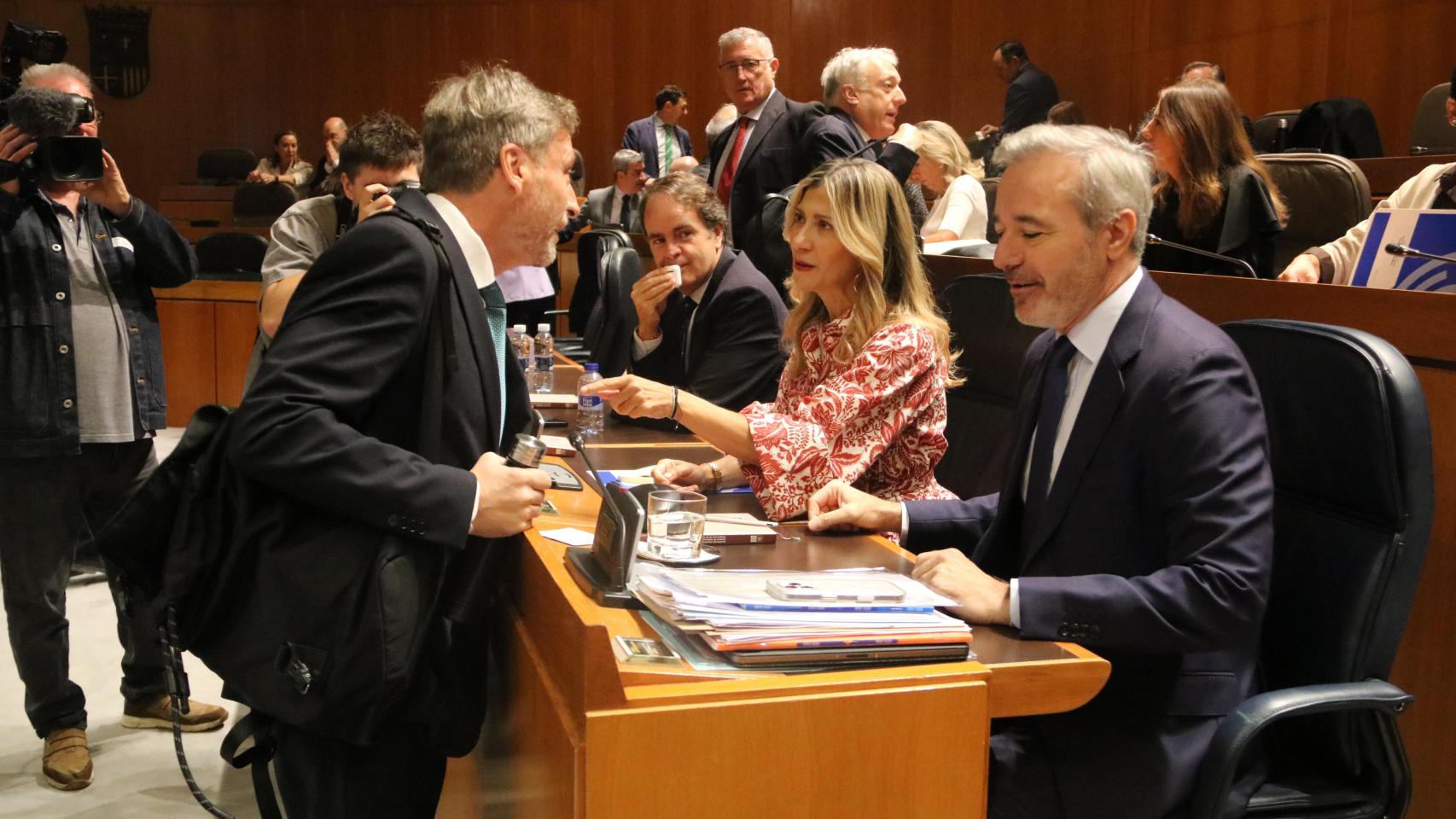 José Luis Soro y Jorge Azcón, en el Debate sobre el Estado de la Comunidad
