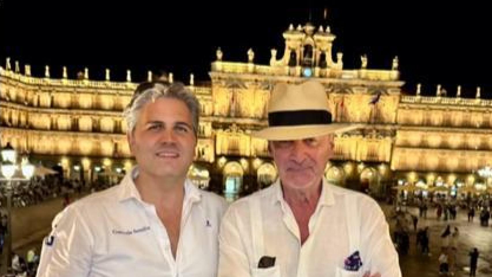 Carlos Herrera con el gran Gonzalo en Salamanca