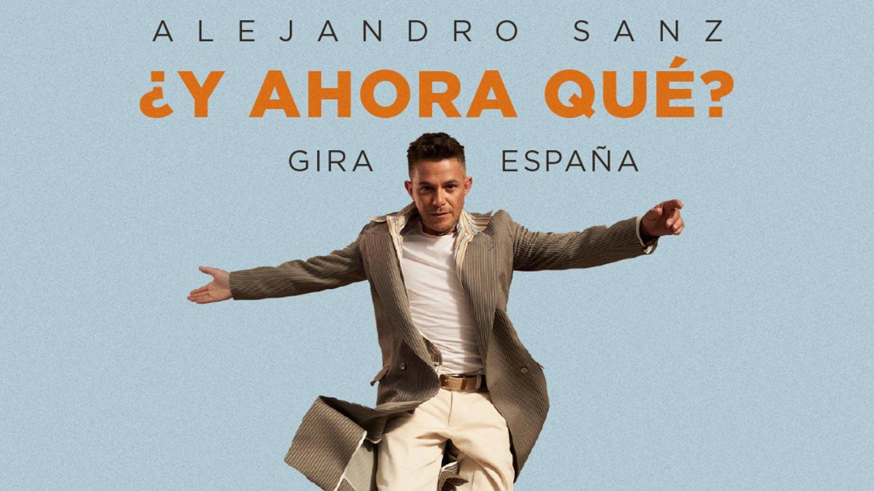 Cartel del concierto de Alejandro Sanz en Marenostrum Fuengirola.