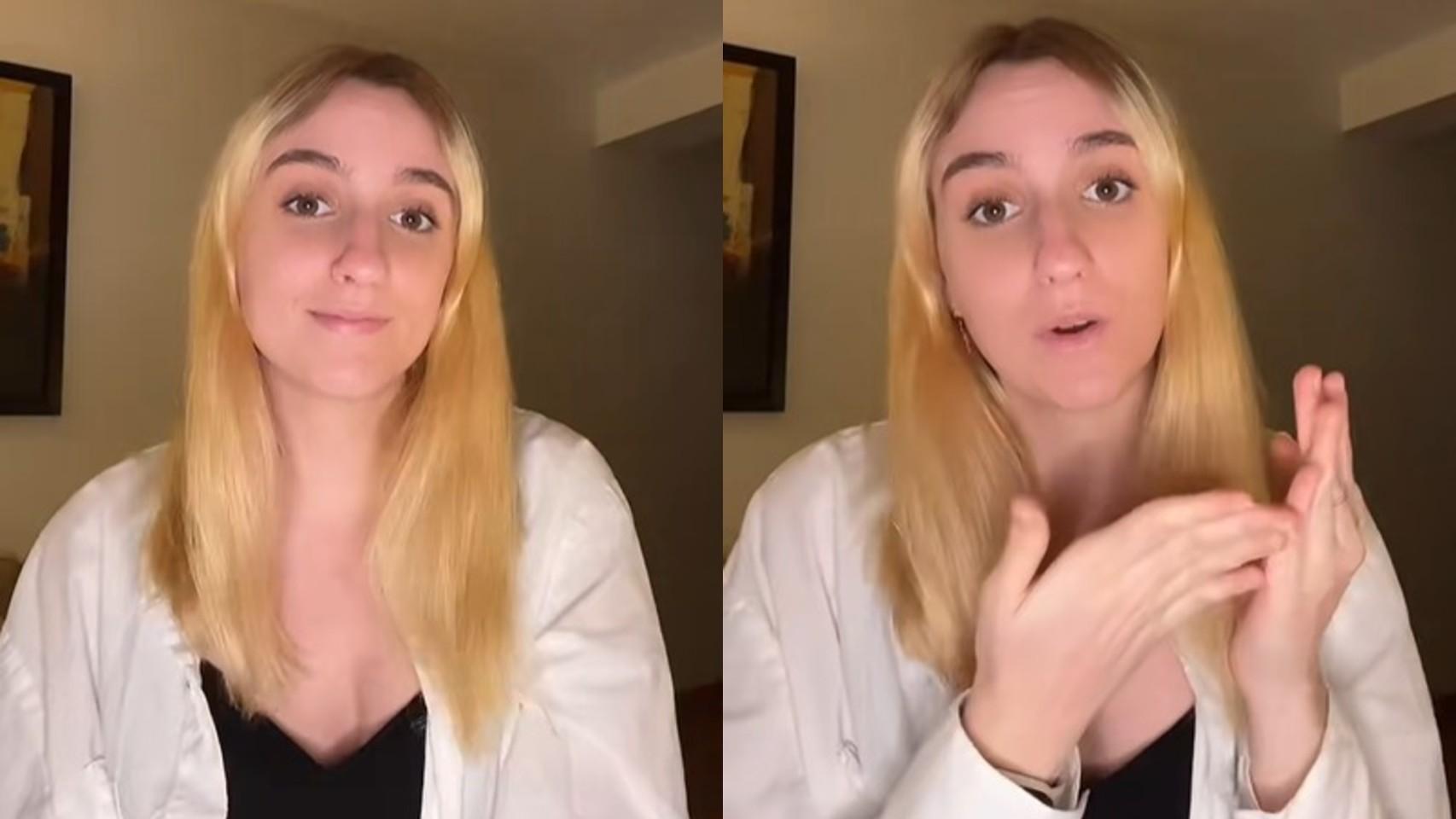 La enfermera española conocida en Tik Tok como @eleloloz
