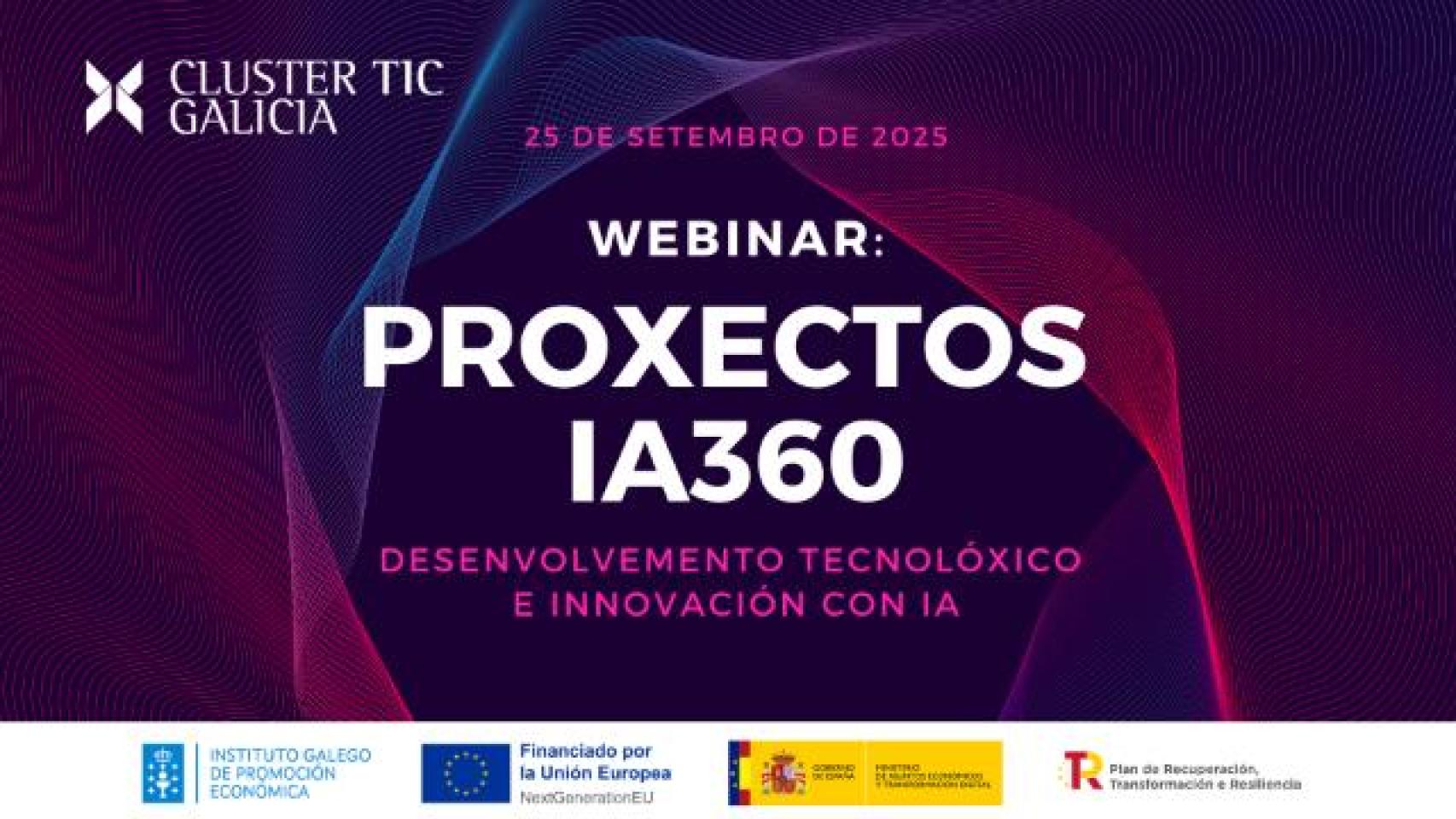 El Clúster TIC Galicia presenta la webinar Proxectos IA360