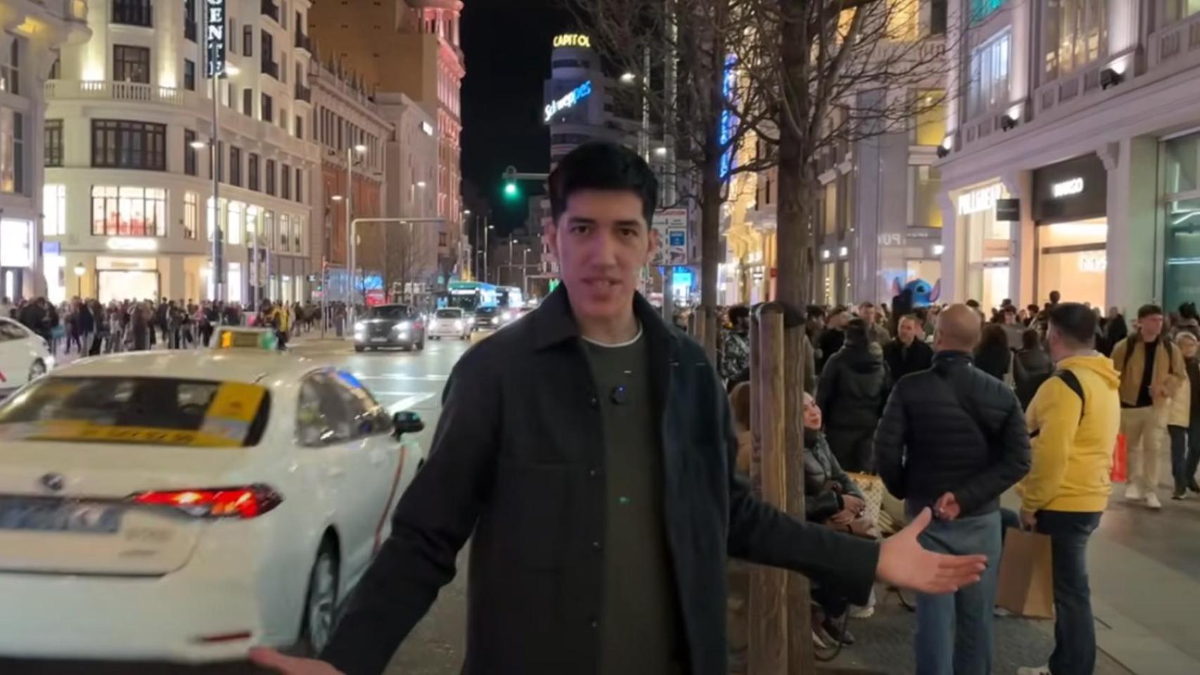 Kevin Gomez, joven inmigrante argentino en Madrid.