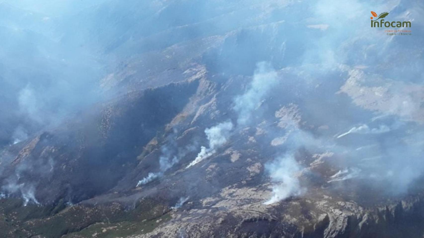 El incendio del Pico del Lobo