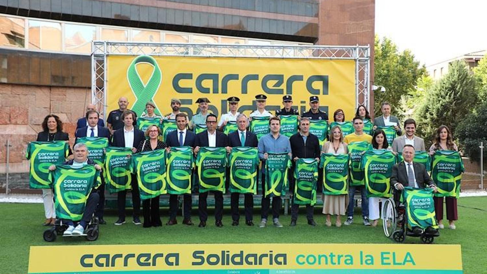 Presentación de la carrera solidaria contra la ELA de la Fundación Eurocaja Rural