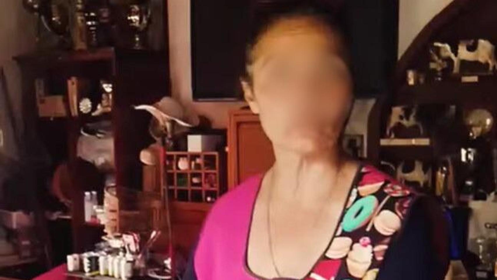 María del Mar, viuda del ganadero Toño.