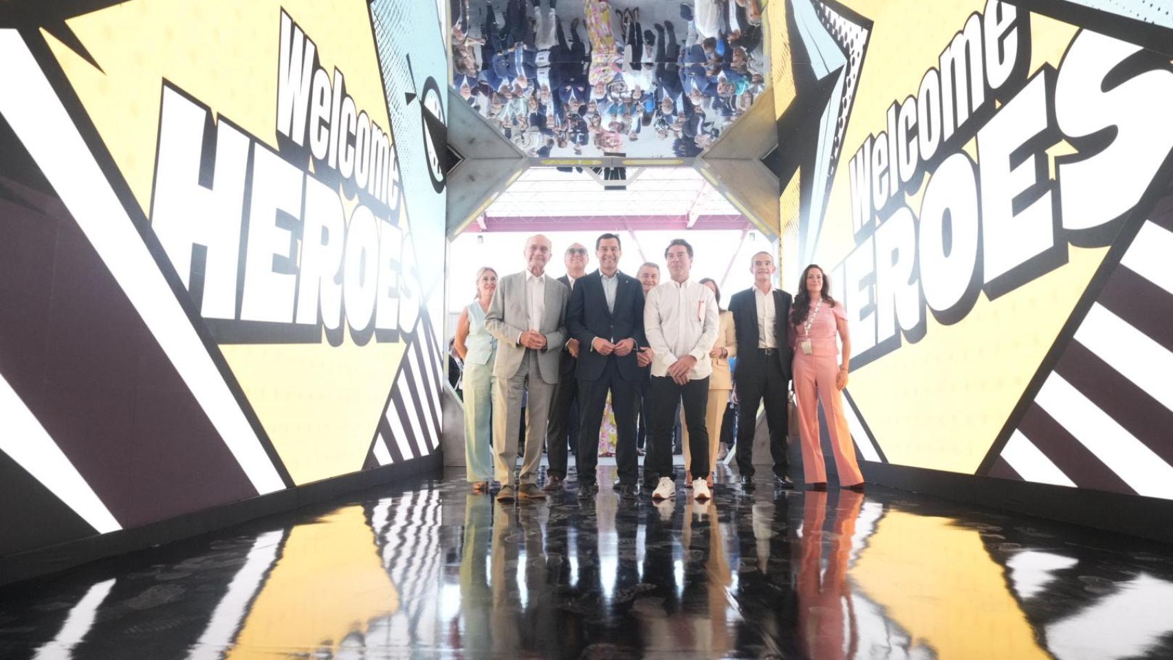 Autoridades en la Comic-Con Málaga.