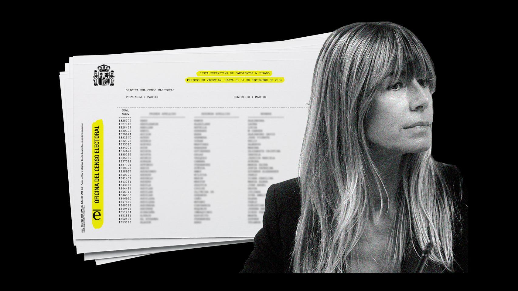 ¿Es usted uno de los 2.846 madrileños de los que saldrá el jurado que pueda juzgar a Begoña Gómez? Consulte la lista