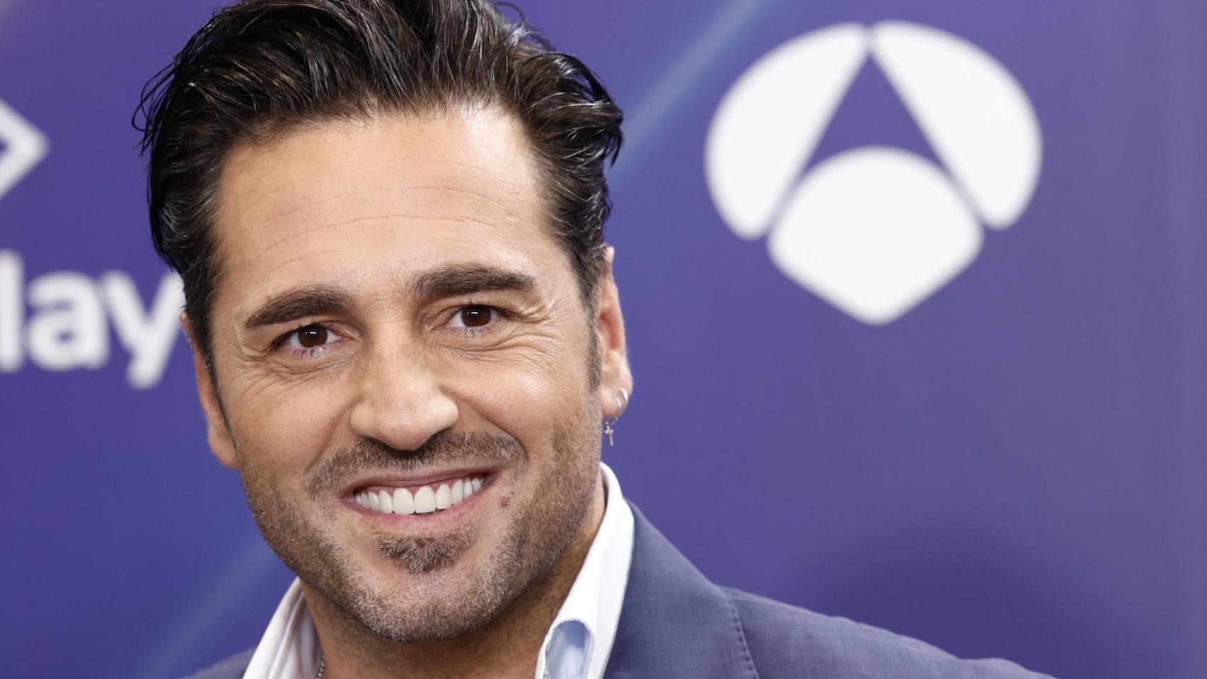 El cantante David Bustamente en un photocall.