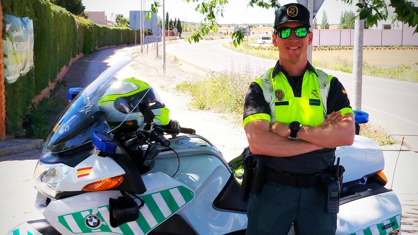 Juan Ignacio Morilla, guardia civil del Destacamento de Tráfico de Puertollano (Ciudad Real).