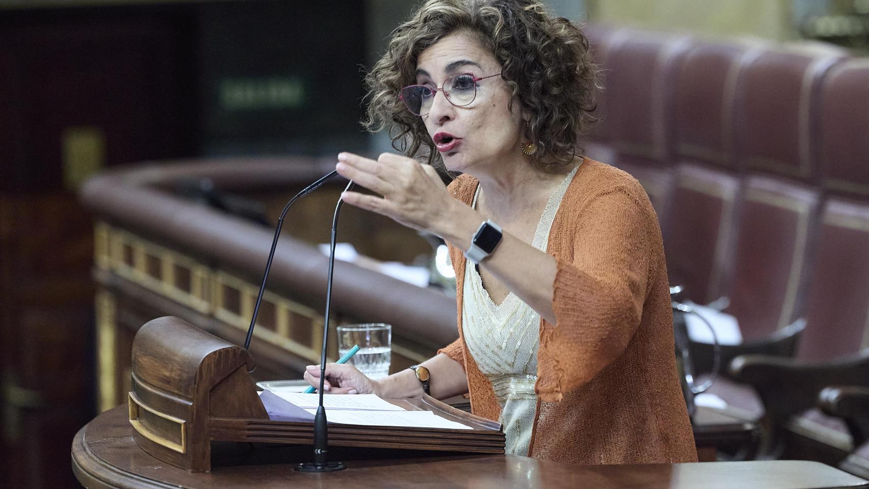 La vicepresidenta primera y ministra de Hacienda, María Jesús Montero