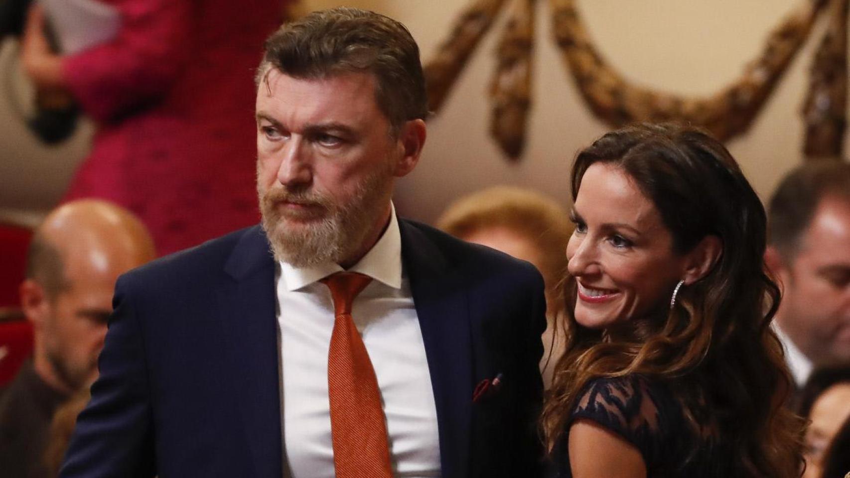 Telma Ortiz y Gavin Bonnar en los Premios Princesa de Asturias 2019.