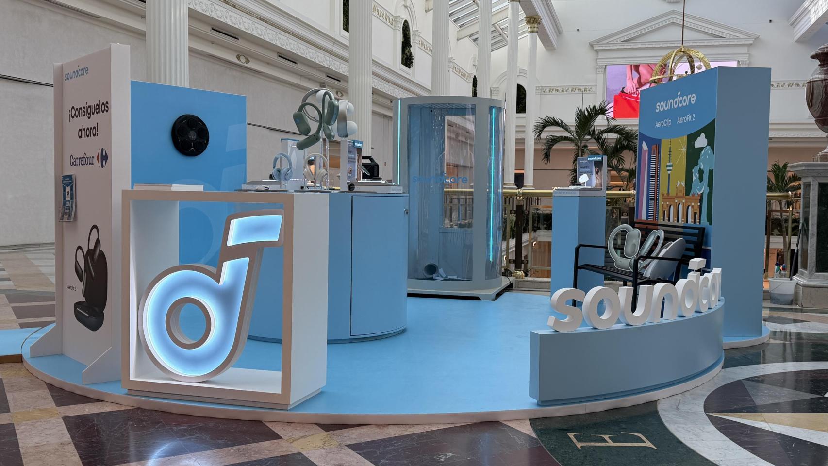 Stand de soundcore en Plaza Norte 2, Madrid