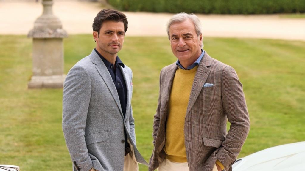 Carlos Sainz, padre e hijo.