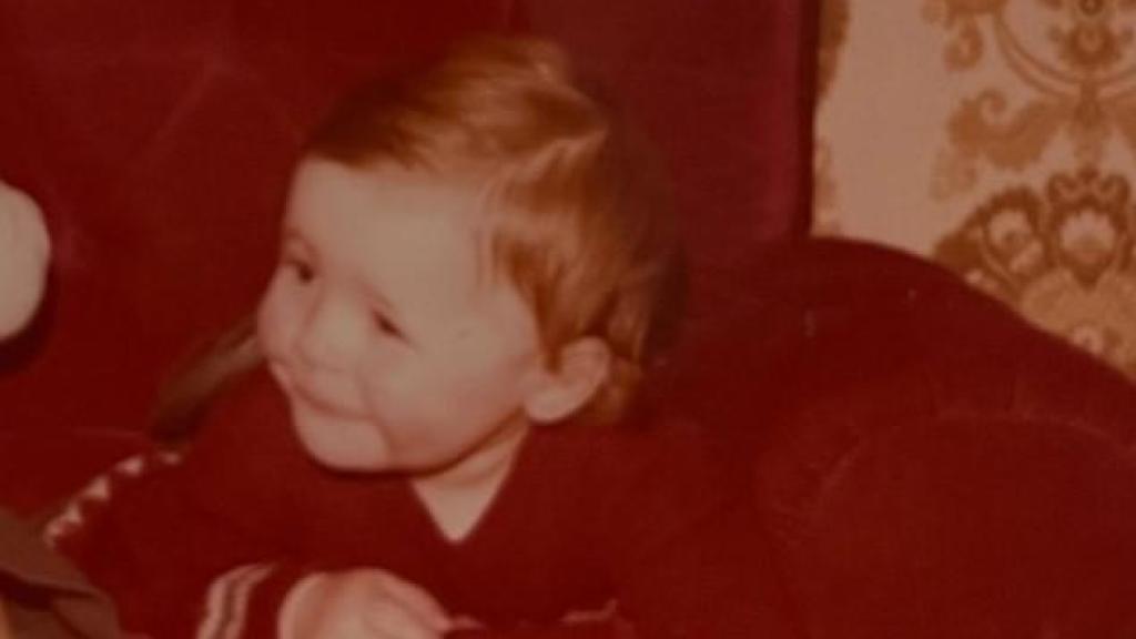 Jesús Cintora de pequeño.