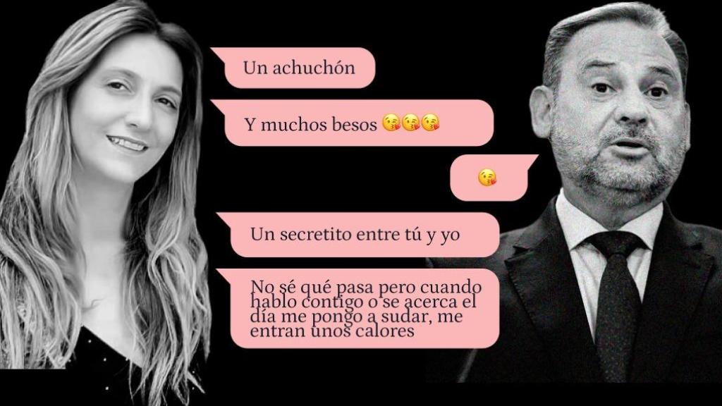 Mensajes de WhatsApp entre Ábalos y Claudia Montes, Miss Asturias 2017.