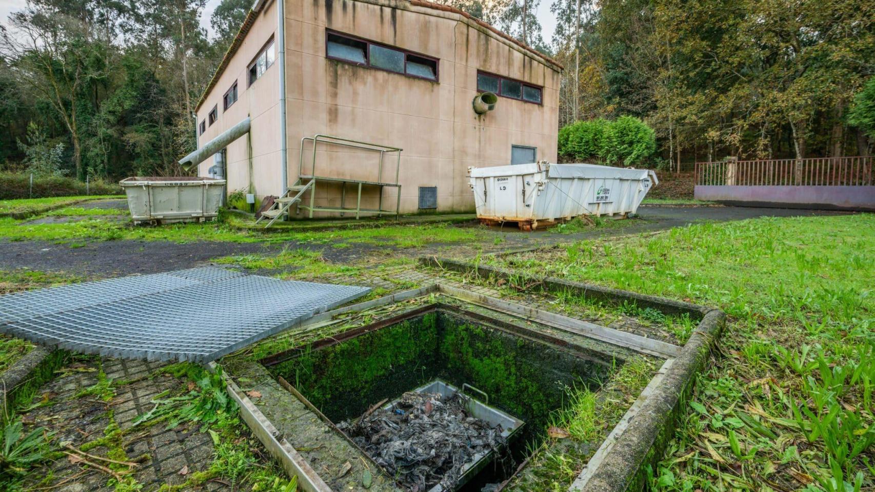 Depuradora de O Quenllo, en Carral (A Coruña)