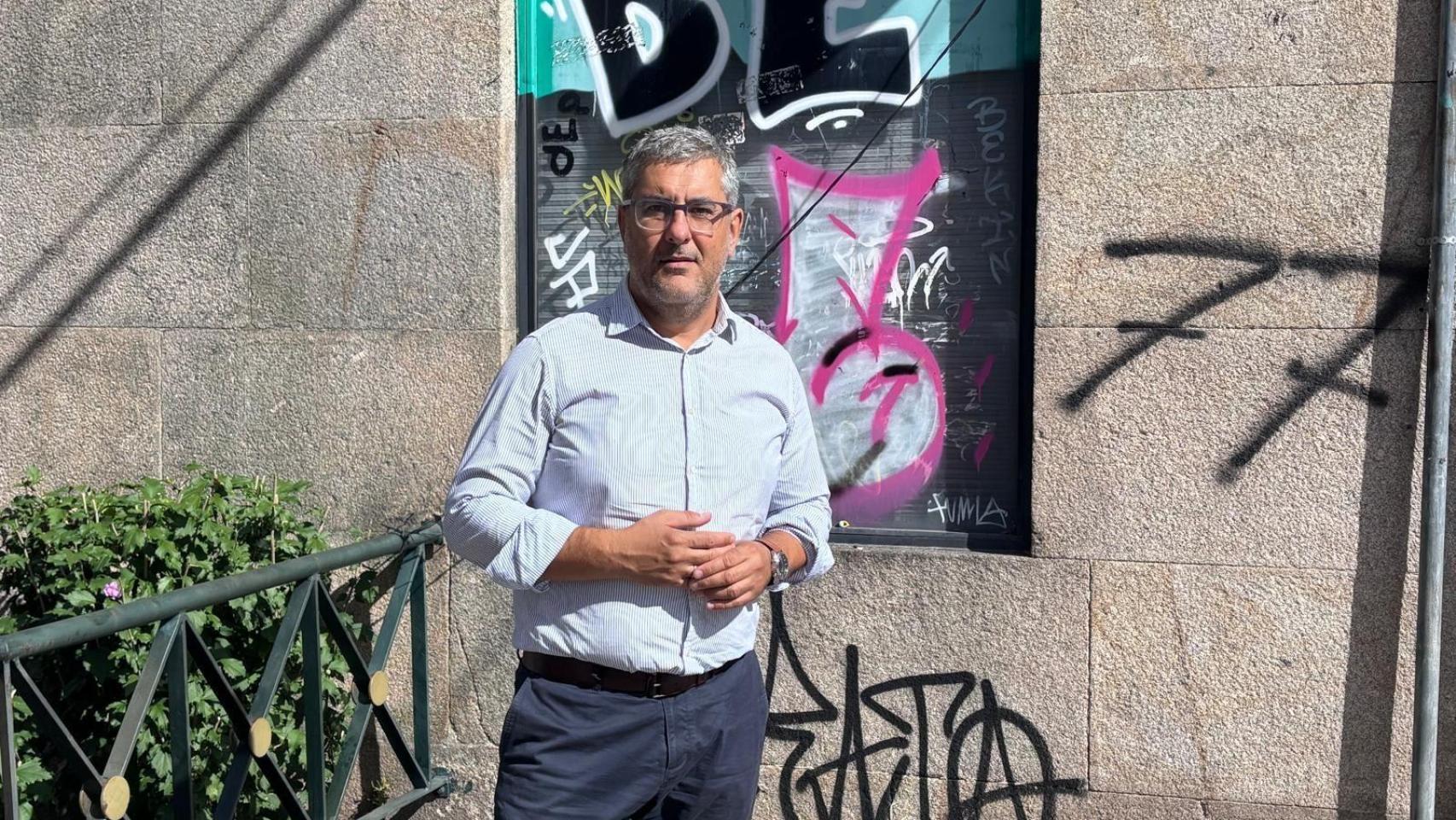 El portavoz del PP de Vigo, Miguel Martín.