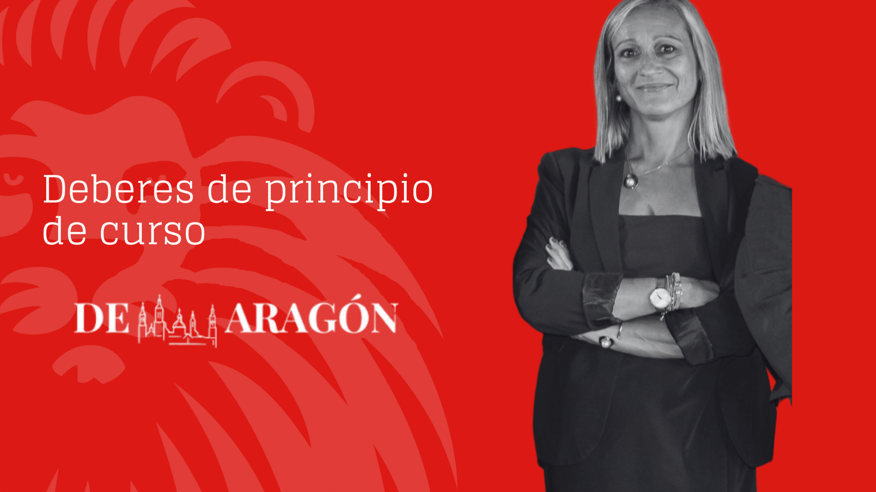 Mónica de Cristóbal, vicepresidenta de CSIF Aragón