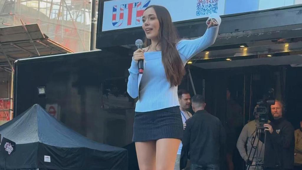 Ada Lluch, el pasado 13 de septiembre, durante su discurso en Londres.