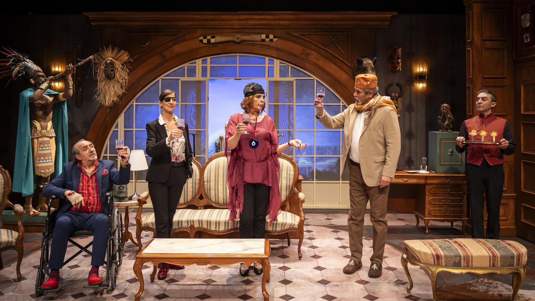 Una de las escenas de la obra 'Remátame otra vez'