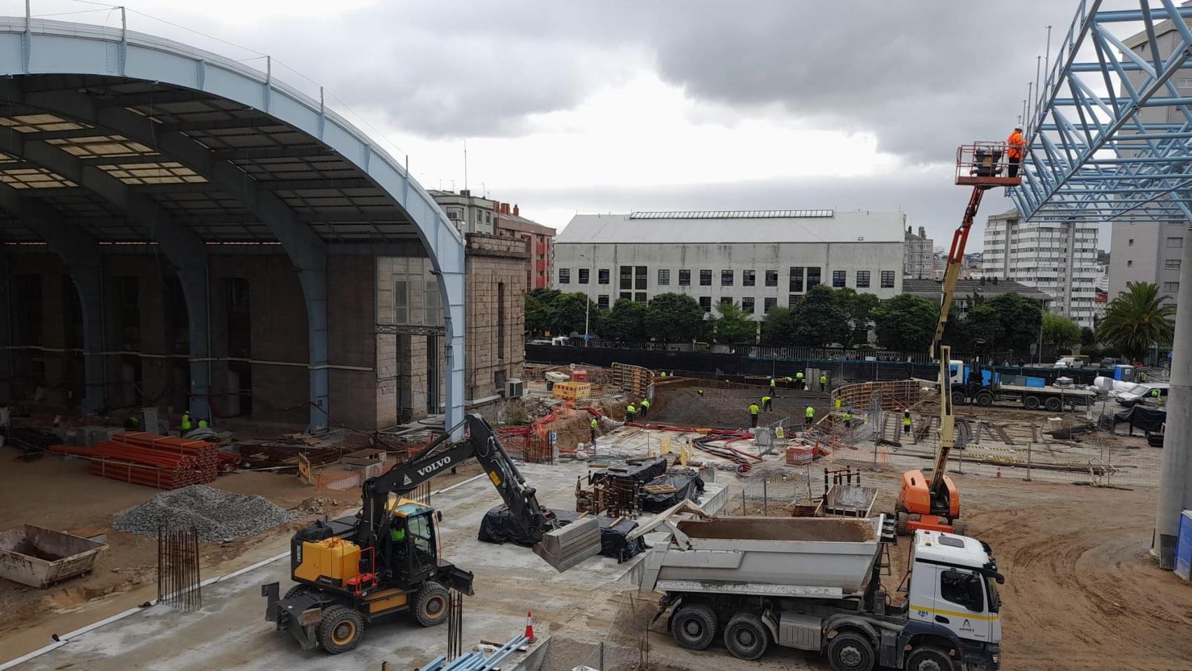 La nueva estación intermodal de A Coruña