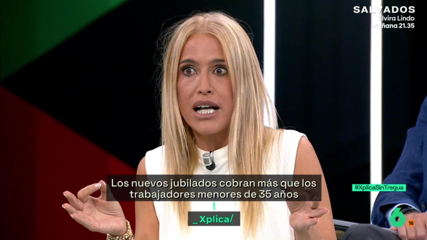 Afra Blanco en 'laSexta Xplica'.