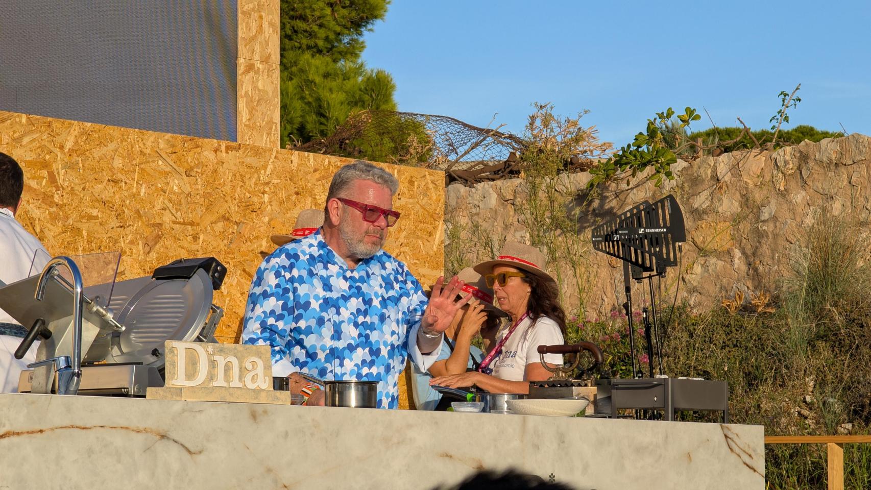 Alberto Chicote en su presentación este sábado en el festival gastronómico D*NA.