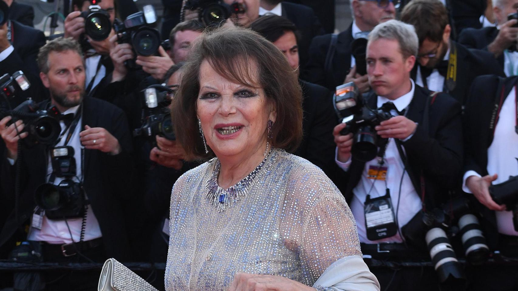 Claudia Cardinale en una fotografía tomada en Cannes, en 2017.