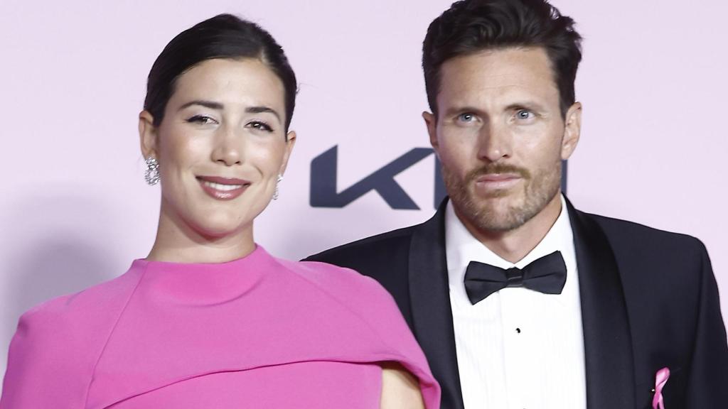 Garbiñe Muguruza y Arthur Borges en un acto público.