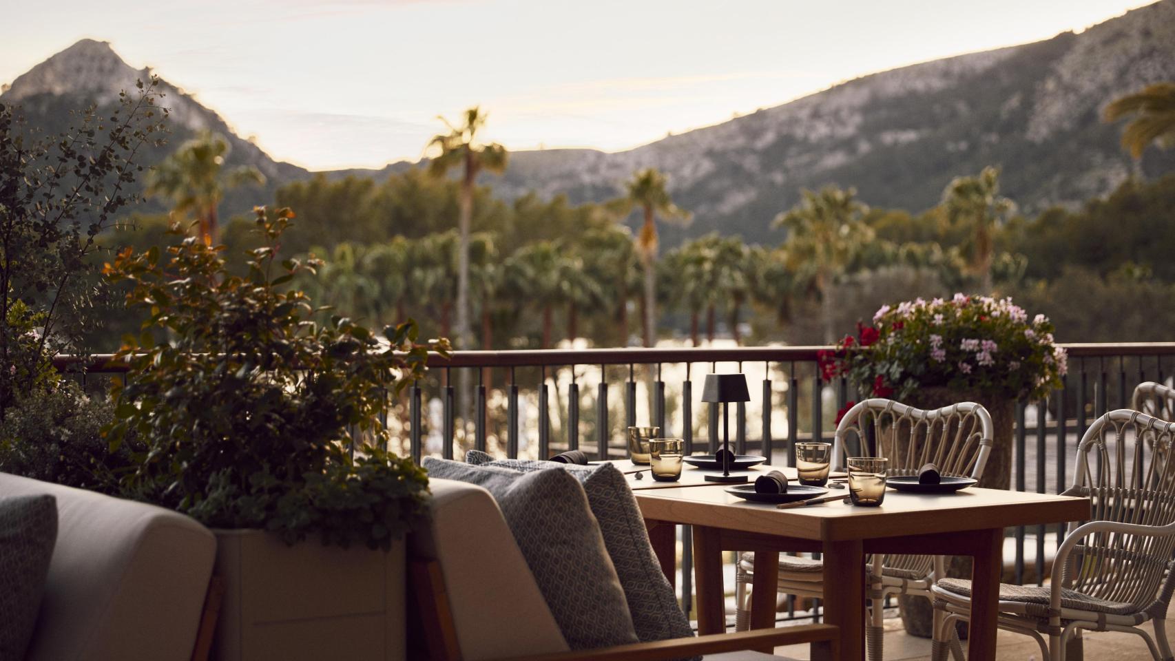 La terraza de Shima, en el Hotel Four Seasons Mallorca.