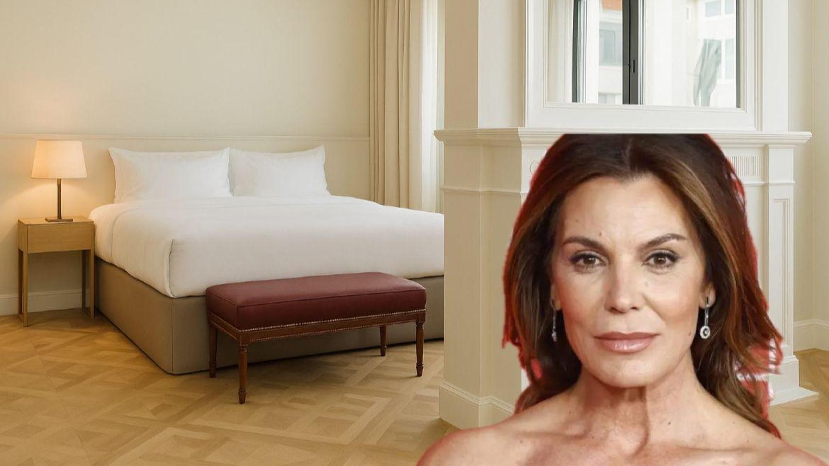 El dormitorio de Mar Flores.