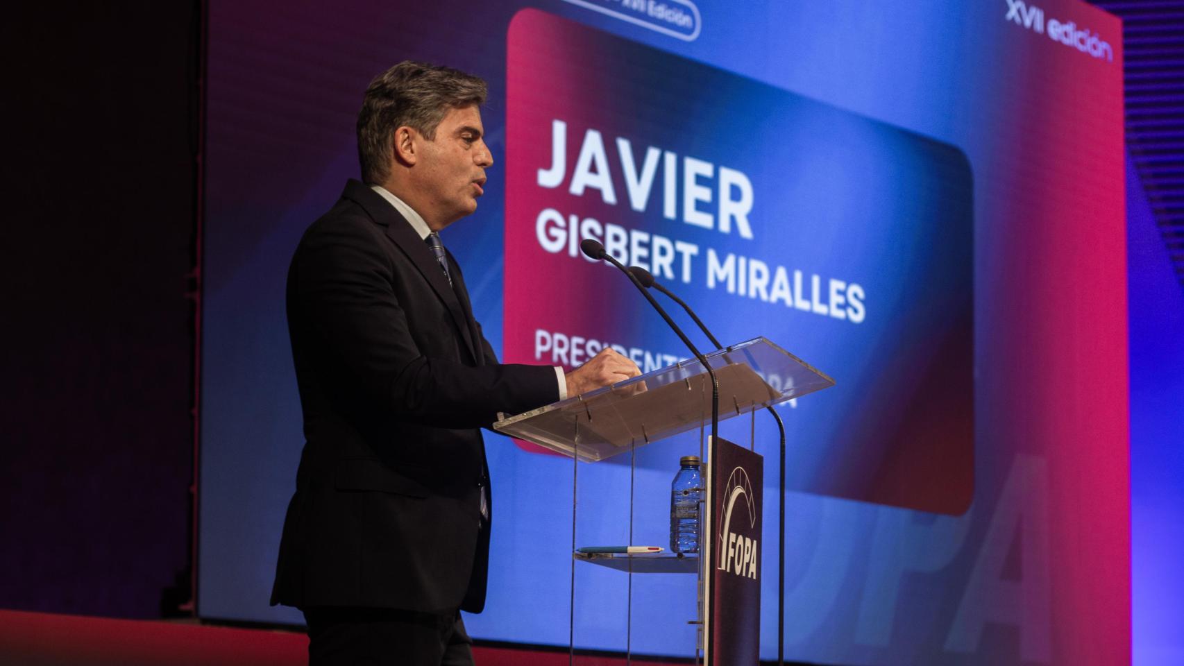 Javier Gisbert, presidente de la Federación de Obra Pública y Auxiliares de la provincia de Alicante (FOPA) .