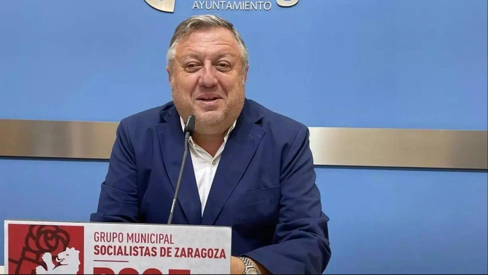 Alfonso Gómez Gámez, en el Ayuntamiento de Zaragoza