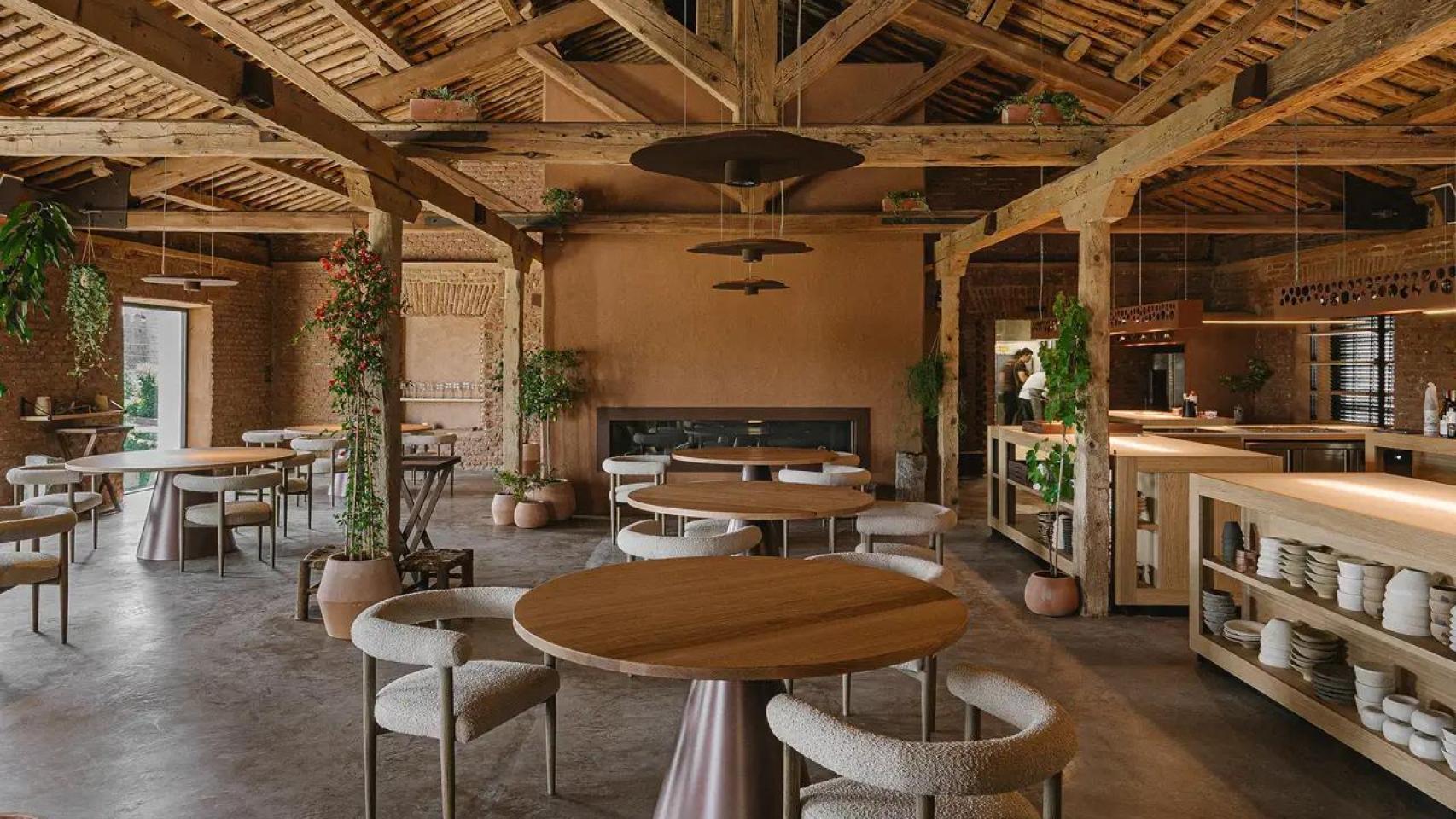 El interior del restaurante.