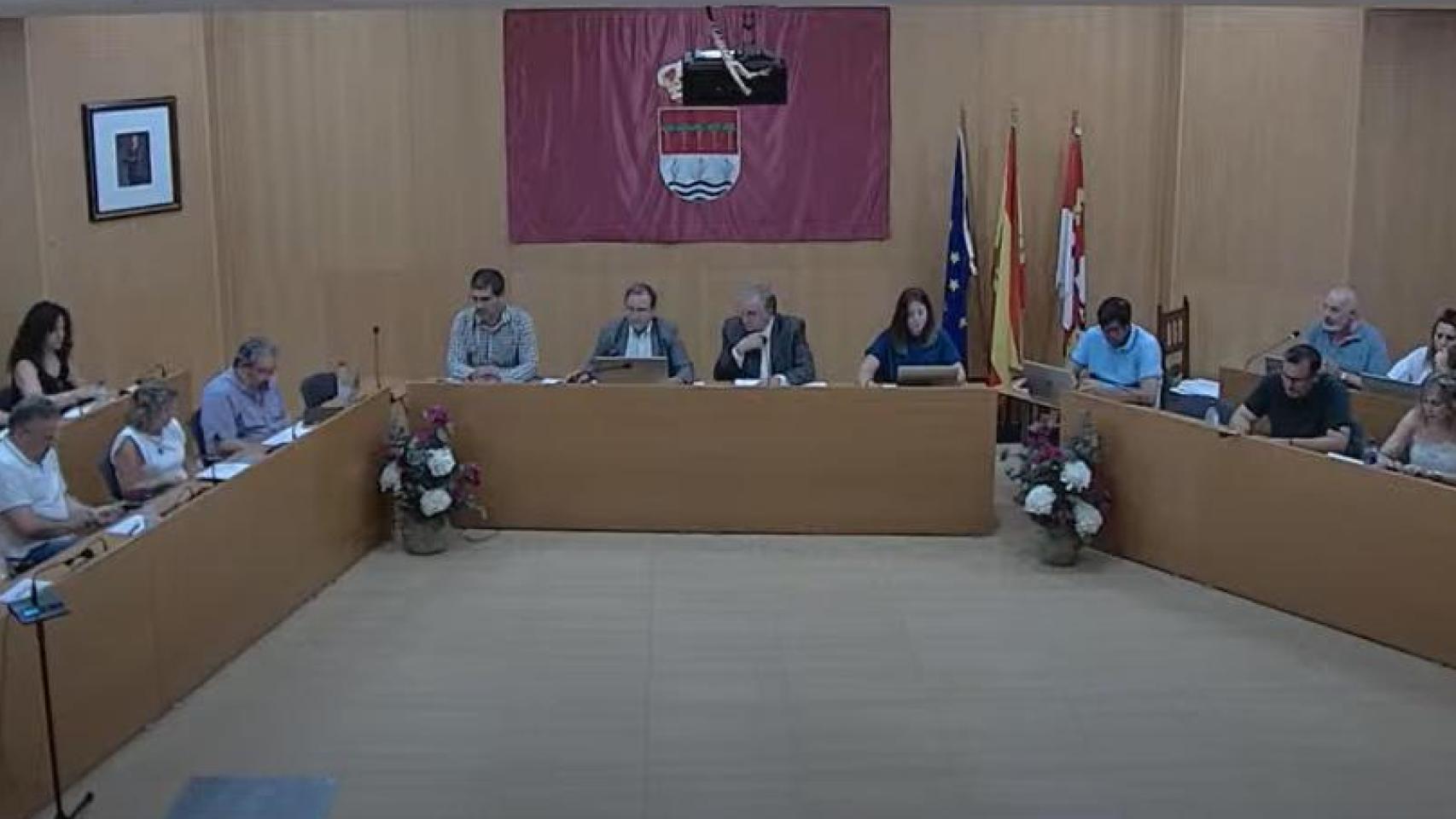 Imagen de un pleno del Ayuntamiento de Laguna de Duero