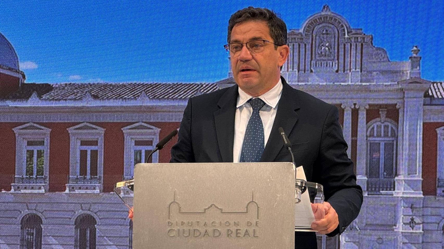 El presidente de la Diputación de Ciudad Real, Miguel Ángel Valverde.