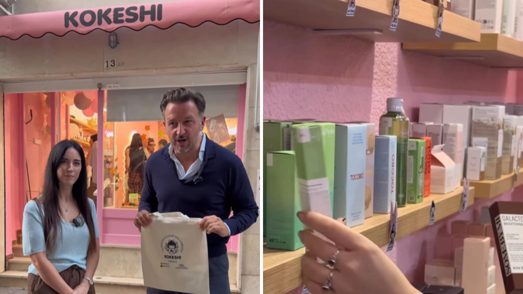 El alcalde Pablo Ruz acude a la inauguración de Kokeshi en Elche