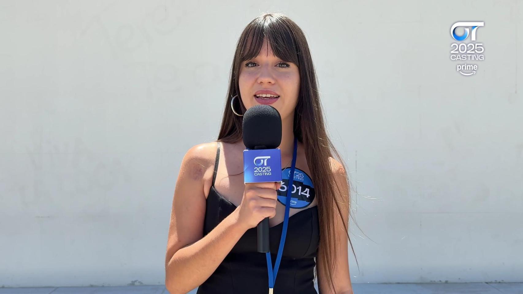 La alicantina Salma de Diego durante su presentación.