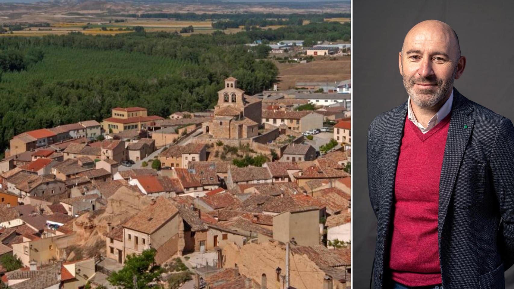 San Esteban de Gormaz (Soria) y Javier Martín Olmos, gerente Asociación Tierras Sorianas del Cid.