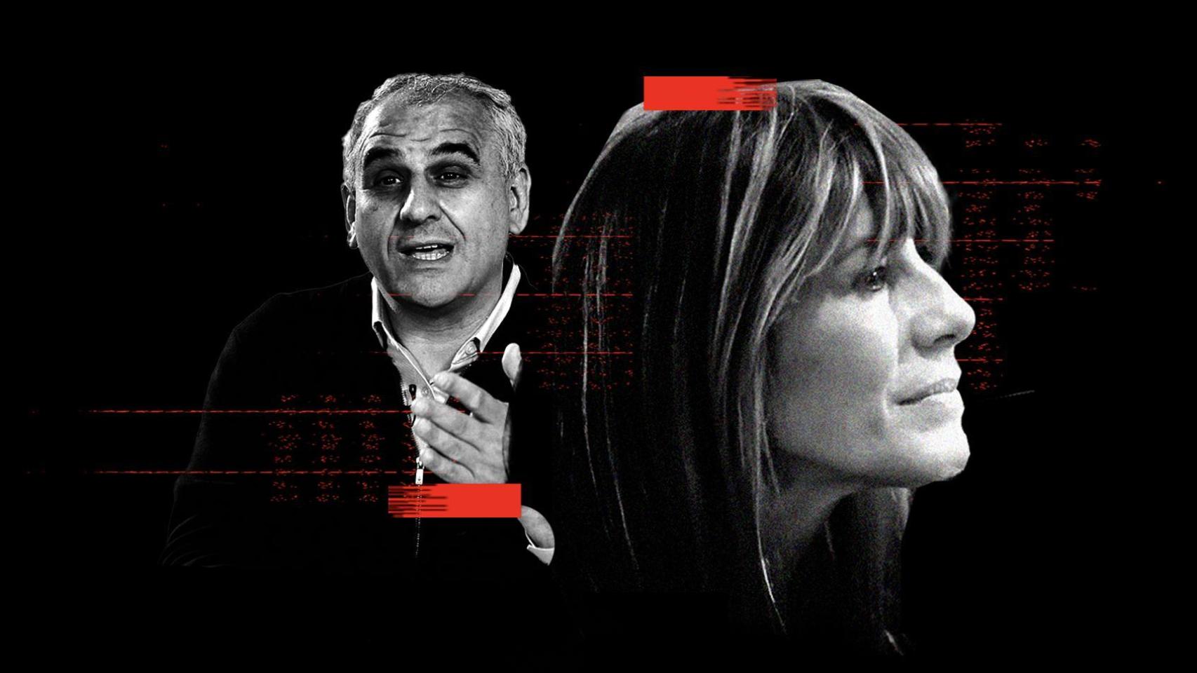 Juan Carlos Barrabés y Begoña Gómez, en un fotomontaje.