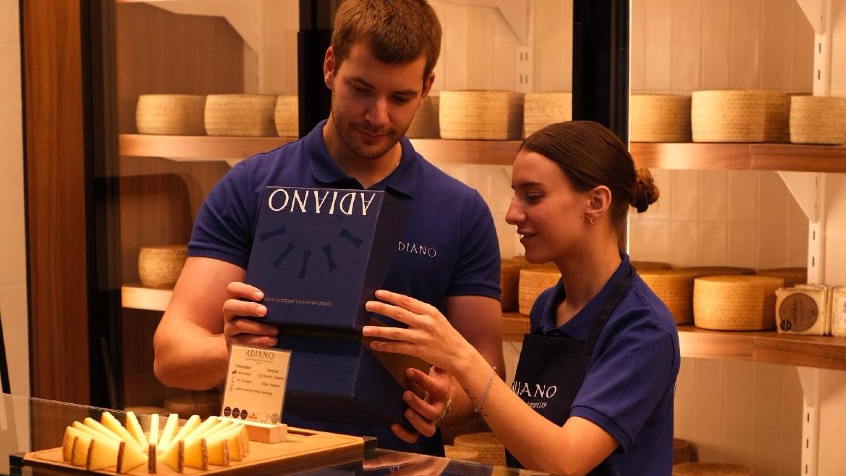 Adiano, la nueva quesería manchega del Mercado de La Paz.